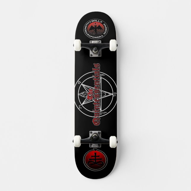 Das Quintessentials Logo-Skateboard! Skateboard (Vorderseite)