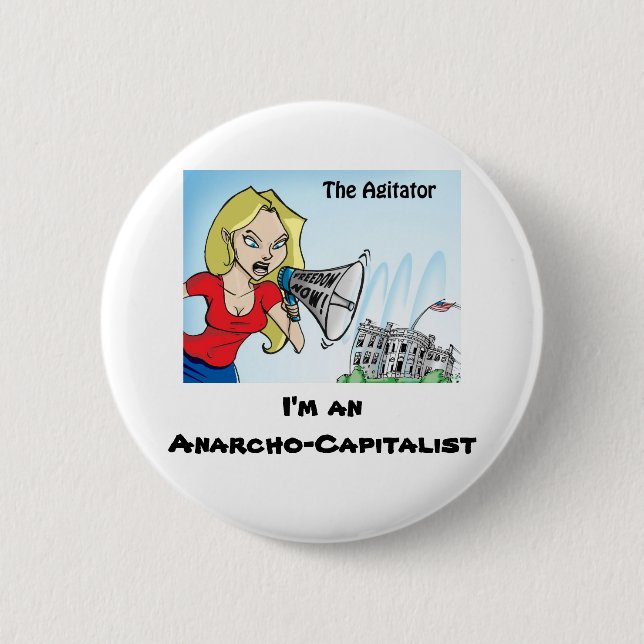 Das Quirl Anarcho runde Button (Vorderseite)