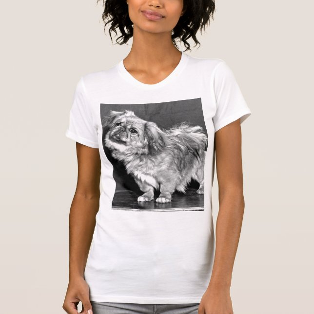 Das Quizzicle Pekingese T-Shirt (Vorderseite)