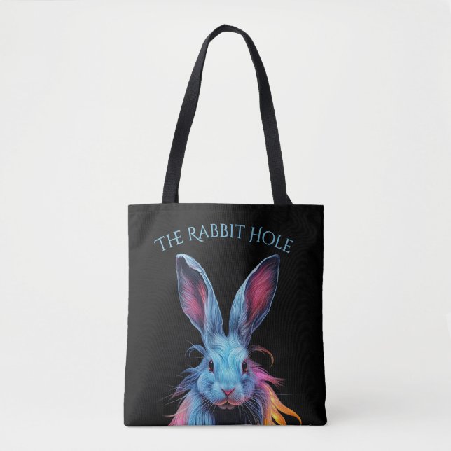 Das Rabbit Hole Blue Rabbit auf dem Feuer Tasche (Vorderseite)