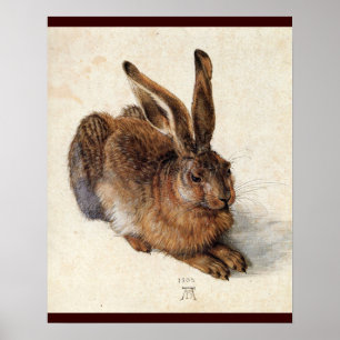 DAS RABBIT (Junge Hare) Poster