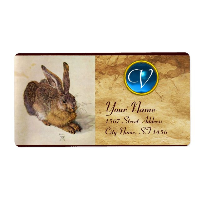 Das RABBIT Monogramm Blue Saphir (Vorne)