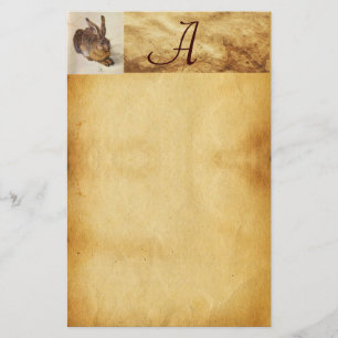 DAS RABBIT-Monogramm (Young Hare) Briefpapier