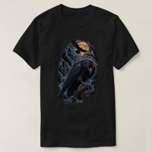 Das Raben-T-Shirt – Dunkle Gothic-Paranormale T-Shirt