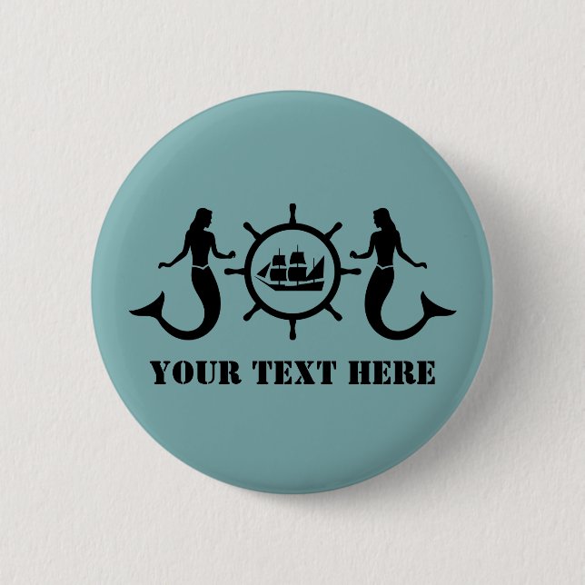 Das Rad und die Meerjungfrauen des Button (Vorderseite)