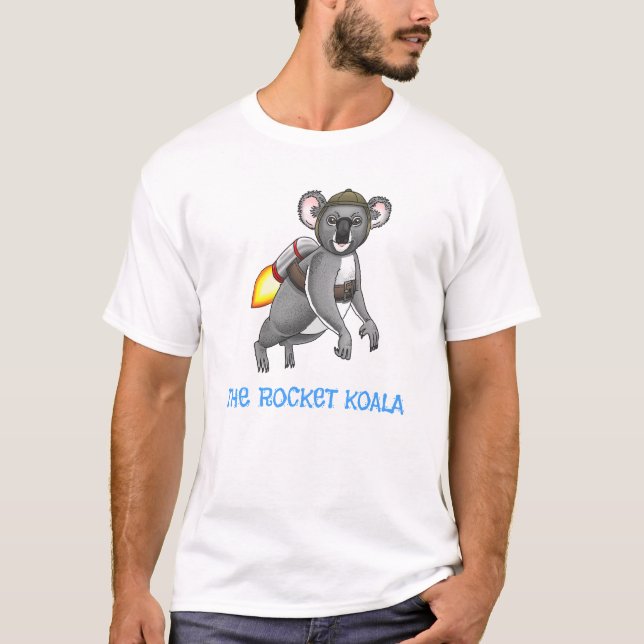 Das Raketenkoala T-Shirt (Vorderseite)