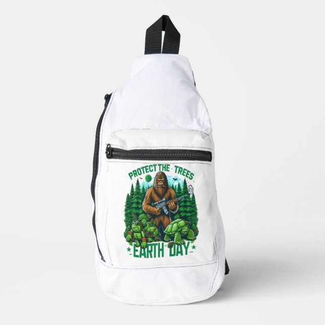 Das Rätsel der Wildnis Crossbody Bag (Vorderseite)