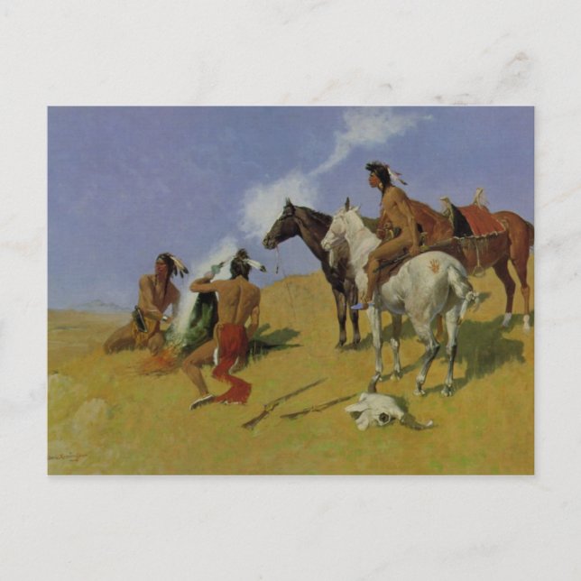 Das Rauchsignal Postkarte (Vorderseite)