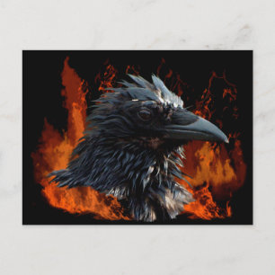 "Das Raven Fire"-Geschenke Postkarte