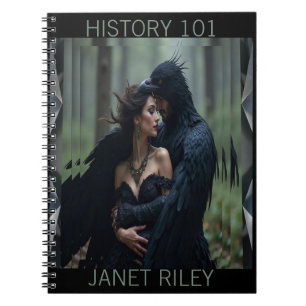 Das Raven und das Lady-Notebook Notizblock