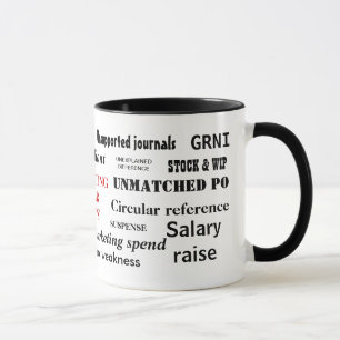 Das Rechnungswesen: Swear Words! Rude Accountant-T Tasse