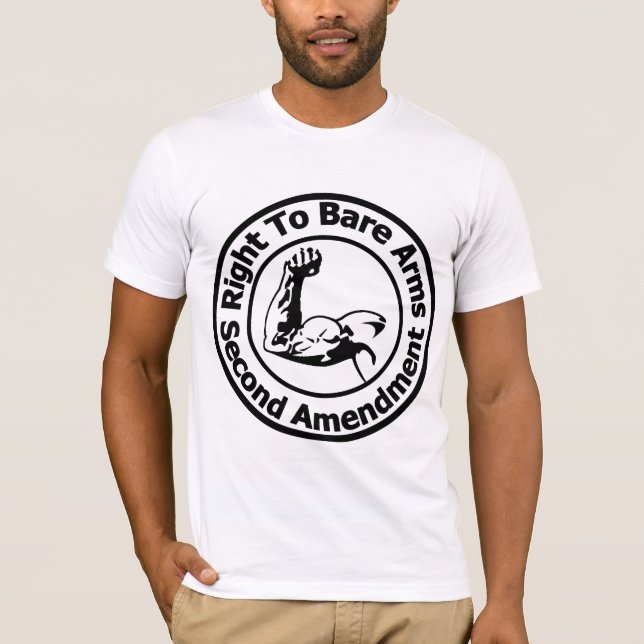 "Das Recht, Arme zu entblößen", zweite Änderung! T-Shirt (Vorderseite)
