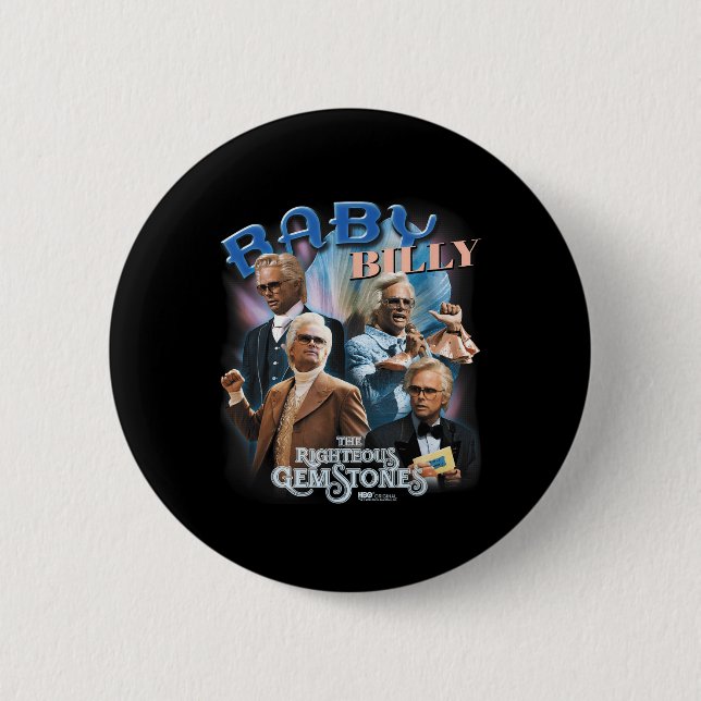 Das rechte Gemstones Baby Billy Heartthrob Button (Vorderseite)