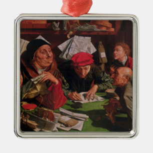 Das Rechtsanwaltsbüro, c.1545 Silbernes Ornament