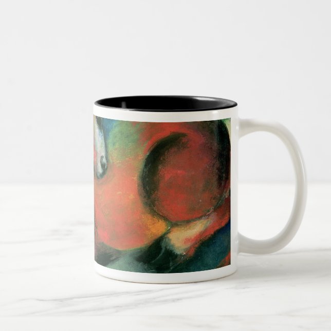 Das Red Bull, 1912 Zweifarbige Tasse (Rechts)