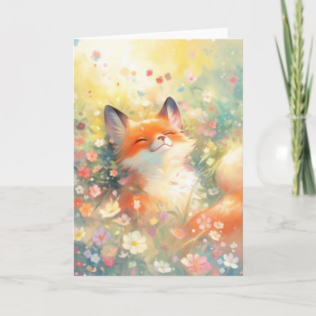 Das Red Fox Meadow Hideaway Karte (Vorderseite)