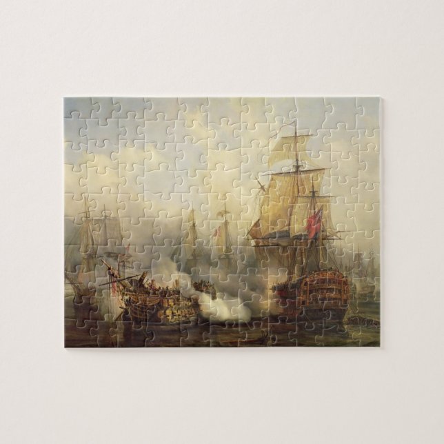Das Redoutable bei Trafalgar, am 21. Oktober 1805 (Horizontal)