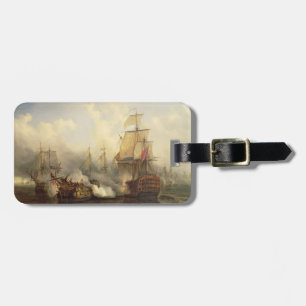 Das Redoutable bei Trafalgar, am 21. Oktober 1805 Gepäckanhänger
