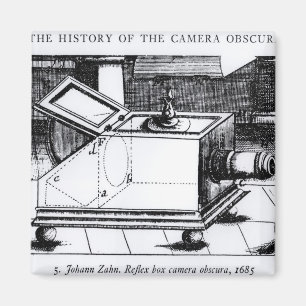 Das Reflexkastenkamera obscura Magnet