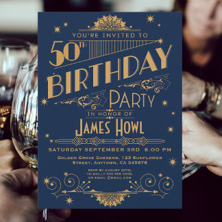 Das Regal Royal Blue lädt zum 50. Geburtstag ein,  Save The Date