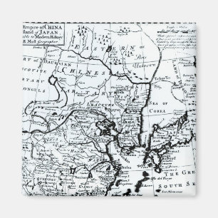 Das Reich der China und Insel von Japan Magnet