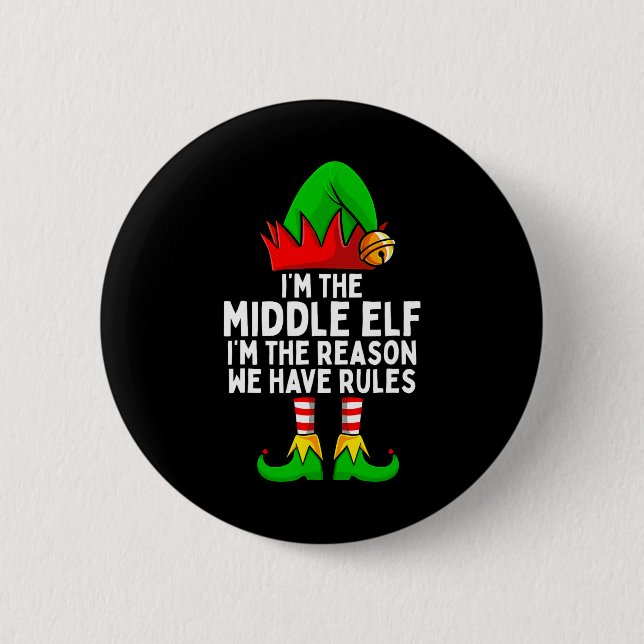 Das Reich des Mittelelfs, das die Weihnachten der  Button (Vorderseite)