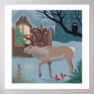 Das Reindeer-Poster Poster