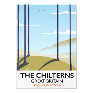 Das Reiseplakat "Chilterns Great Britain" Fotodruck
