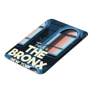 Das Reiseplakat der Bronx New York City Magnet