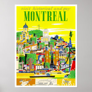 Das Reiseplakat von Montreal Poster