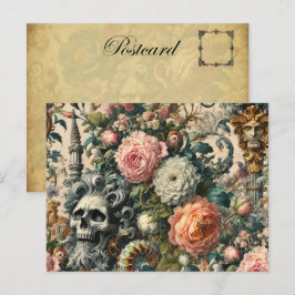 Das Reliquiar gebrochener Träume - gotisch Viktori Feiertagspostkarte