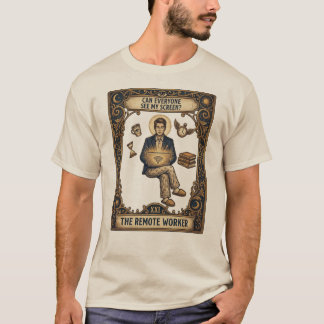 Das Remote-Worker-Tarotkarten-T-Shirt | Lustige Ar T-Shirt