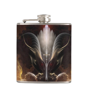 Das Renidron Fraktal Art Flask Flachmann