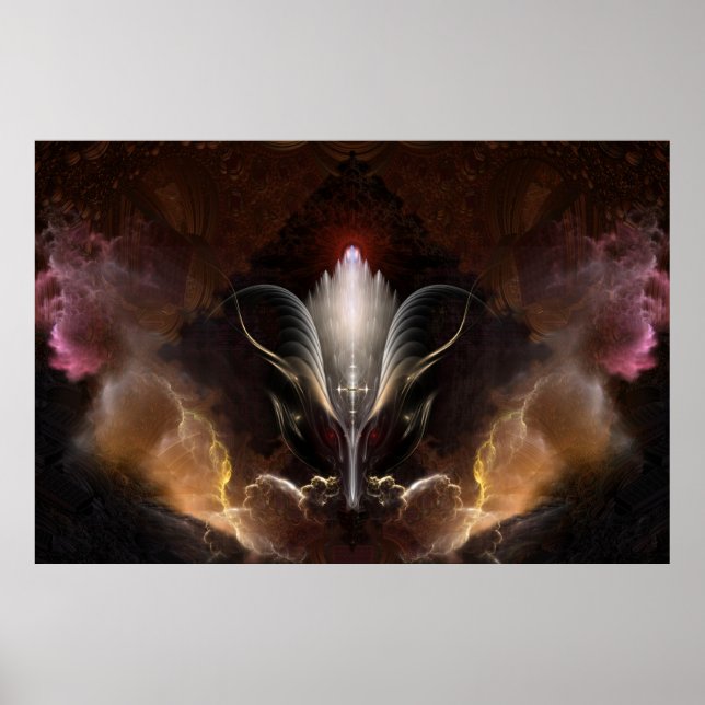 Das Renidron Fraktal Art-Poster Poster (Vorne)