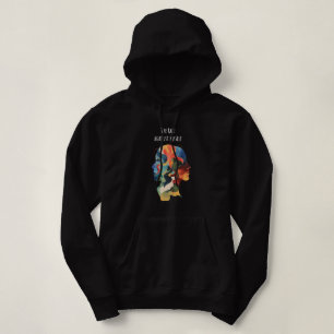 "Das Rennen gegen mich selbst" inspirierende Zitat Hoodie