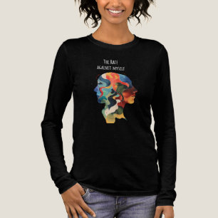 "Das Rennen gegen mich selbst" inspirierende Zitat Tri-Blend Shirt