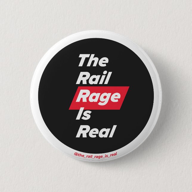 Das Rennen ist real - Abzeichen Button (Vorderseite)