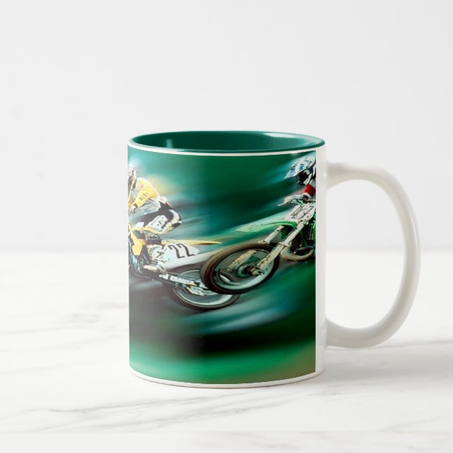 Das Rennen Zweifarbige Tasse (Rechts)