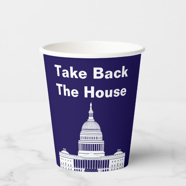 Das Repräsentantenhaus Pappbecher (Vorderseite)