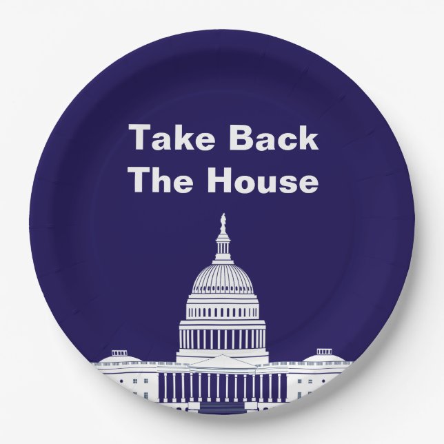 Das Repräsentantenhaus Pappteller (Vorderseite)