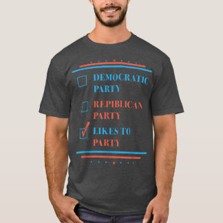 Das republikanische Party des demokratischen Party T-Shirt