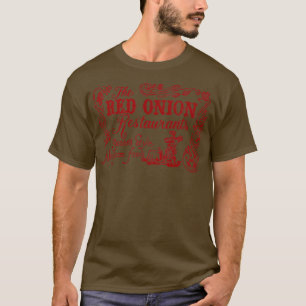 Das Restaurant der Roten Zwiebel Retro Mitte Jahrh T-Shirt