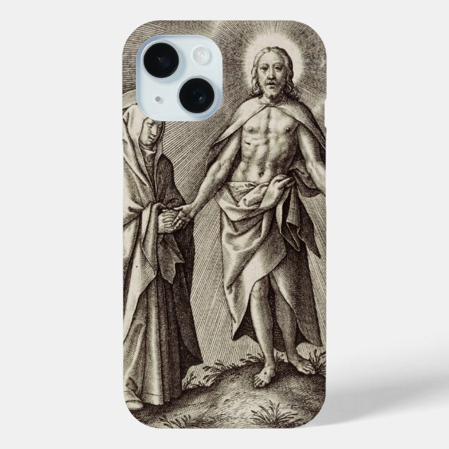 Das Retreen Christ steht auf einem Hügel Case-Mate iPhone Hülle (Rückseite)