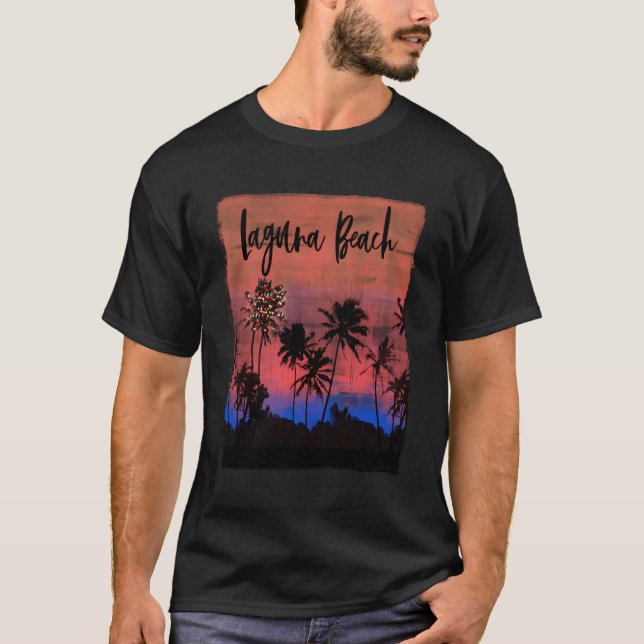 Das Retro Laguna Beach T-Shirt (Vorderseite)