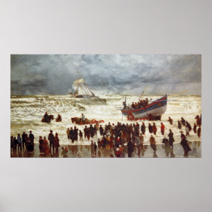 Das Rettungsboot, 1873 Poster