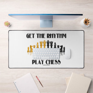 Das Rhythmusspiel Schach Reflektives Schach-Set Schreibtischunterlage