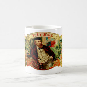 Das Richter Vintage-Zigarrenkistenetikett Kaffeetasse