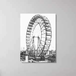 Das Riesenrad am Kolumbianer der Welt Leinwanddruck