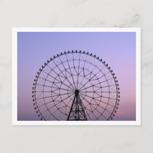 Das Riesenrad: Tokio Postkarte (Vorderseite)