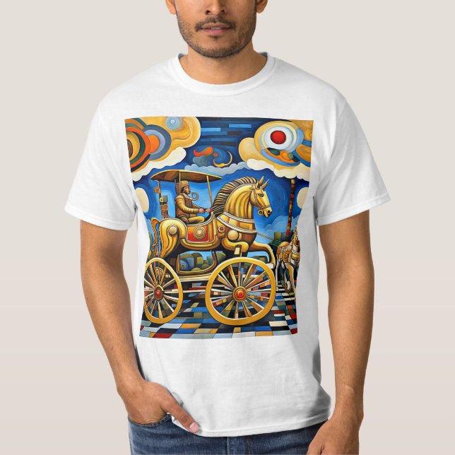Das Riesenspielpferd T-Shirt (Vorderseite)